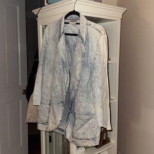 Vintage Acid Wash Denim Jacket